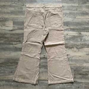 Vintage 60s Levi's White Tab Big E Flared Pants Size 35X28